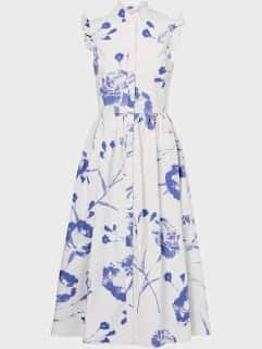 Red Floral Dress - alternate